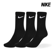 나이키 양말 에브리데이 라이트웨이트 3개입 블랙 SX7676-010