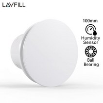 배기휀 배기팬 230V 덕트 4 quot100MM 100mm 타이머 습도 센서가 있는 스마트 샤워 화장실 욕실 추출기 배기 팬 인공 호흡기, [04] LFWW-09XH, [03] 220-240V50Hz EU RU..