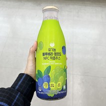 유기농 블루베리 청포도 착즙주스 1L x 1개 아이스박스포장