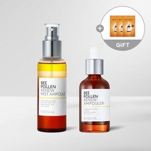 [미샤] 비폴렌 미스트 앰플 100ml + 비폴렌 리뉴 앰풀러 40ml 비폴렌 앰플 마스크 30g 3매