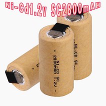 Ni-Cd 1.2V Sc 2800Mah 니켈 카드뮴 공장 스크루드라이버 배터리 충전 전기 공구, [06] 18PCS, 1개