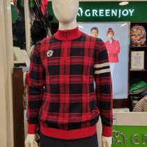 그린조이 동아강북 남 니트 자가다 반지퍼 F18SL11M 홍색