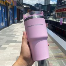 스타벅스 스탠리텀블러대용량591ml 빨대컵 스벅텀블러 보온보냉텀블러, 퍼플