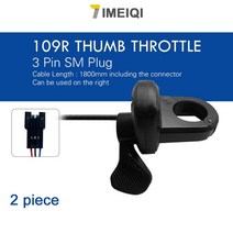 전동스쿠터 스로틀 소형전기차 Ebike 엄지 전기 스쿠터 자전거 오른손/왼손 액셀러레이터 12V- 72V, [06] 109R Quick SM 2