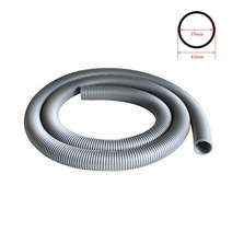 내부 35mm외부 42mm 진공 청소기 스레드 호스벨로우즈빨대소프트 파이프 내구성 유연한 교체 진공 튜브, 회색-10m(35mm)
