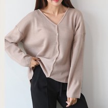 마이너스2인치 여성용 5컬러 루즈핏 캐쥬얼 데일리 리버스 가디건