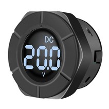 Free Shipping Round LCD Display DC Digital Voltmeter 0-300V Car Voltage Monitor Volt Panel Meter PZE, 01 DC0-300V