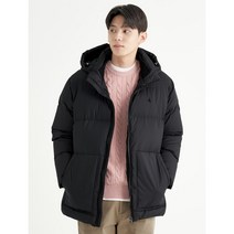 [빈폴] [RDS인증] 블랙 미디엄 헤비 구스 다운 점퍼 (BC2X38A295)