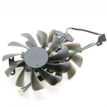 그래픽카드 쿨러 팬 ZOTAC GeForce GTX 1080 AMP 그래픽 카드 냉각 팬용 GF10012H12SPA 12V 0.5A 95mm 4 핀, 한개옵션0