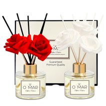 오마르 퍼퓸디퓨저 120ml 1+1 디퓨저세트, 루이oo 로즈데벙 타입, 1세트