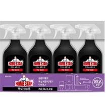 홈스타 뿌리는 곰팡이 싹 욕실청소용 세정제750mlx4개, 750ml