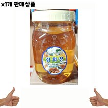 식자재 도매) 잡화청 꿀차(청림농산 1.2Kg 낱개, 1개