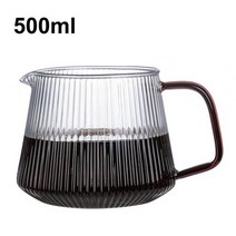 모카포트 인덕션 비알레띠 사용법 알루미늄350/500ML 커피 메이커 냄비 유리 주전자 V 자형 주둥이 필터 찌, 02 500ML