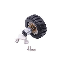 리니어모터 가이드모터 인코더가 있는 DC3V6V12V 기어 모터 43mm 휠 커플 링 브래킷 키트 DiY Arduino 로, 11 400_03 12V