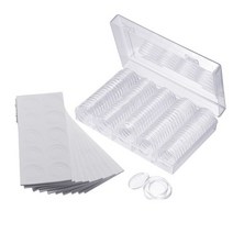 아크릴 케이스 프라모델 피규어 운동화 건담 장식장 보관함 동전 수집 악세사리 상자 100pcs with1720252730mm 캡슐 홀더 투명 플라스틱 라운드 보관, m, 에바 패드 포함