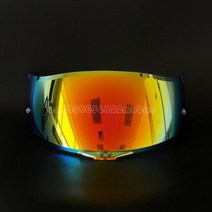 일체형헬멧 AGV K5 K5S K3SV K1 용 헬멧 바이저 오토바이 렌즈 긁힘 방지 쉴드 액세서리 안경, Red  Blue