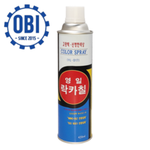영일 락카 스프레이 420ml 27종, 은색, 1개