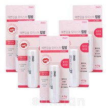 웰빙헬스팜 예쁜입술 모이스처 립밤 4.5g (체리향)/립케어/립밤/보습, 5개, 핑크색