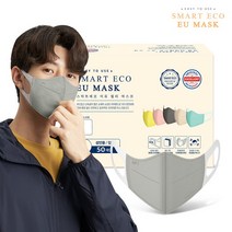 스마트에코 이유 국산 새부리형 일회용마스크 성인용 실버 50매, 단품없음