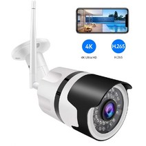 영어 매뉴얼 초고화질 별빛 야시 4K 소니 IMX415 안전 와이파이 카메라 양방향 오디오 H265 Onvif 방수 5MP 8MP CCTV 모니터링, 8MP 128G
