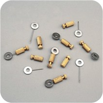 3pcs DIY 도구 수제 가죽 제품 봉합 고정 바늘 스파 스 스티치, Locked 0-6mm