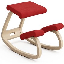 바리에르 바리에블 닐링체어 내추럴/레드, 상품선택