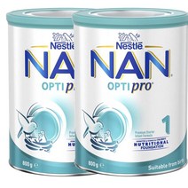 네슬레 호주 Nestle Nan Optipro 1 1단계 NAN 옵티프로 베이비 분유 800g, 2팩