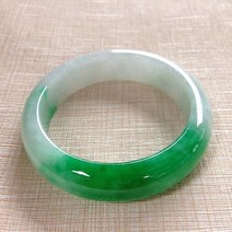 욕실커튼 보석 천연 생태 패턴 옥 그린 투톤 팔찌