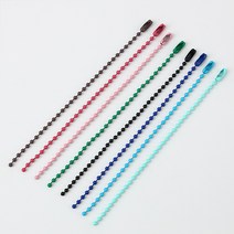 아크릴키링제작 볼체인 키링부자재, 볼체인 퍼플 10개