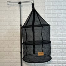 오핑 식기건조망 원형 행잉 드라이넷 캠핑 용품 메쉬 식기세트 건조대 설거지통 메쉬 블랙 그릇