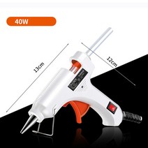 무선 글루건 10pcs 7150mm 핫멜트 접착제 스틱 핫멜트 글루 건 1세트, 40w 글루건