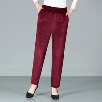 C.ONLIE SHOP겨울 여성보아털기모안감 코드로이스판팬츠 바지 조거팬츠 슬랙스 여자와이드팬츠