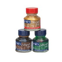 바보사랑 윈저앤뉴튼 캘리그라피 잉크(WI11110 ).윈저앤 뉴튼, 상세설명 참조, 609Sepia