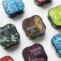 스테이즈온 스탬프 유성 잉크패드 StazOn, 1.스테이즈온 미디 (17종)-SMZ-12 Vibrant Violet