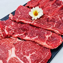 [프리미엄] 꽃등심 채끝살 삼각살 가성비 고품격 한우 1등급 구이용 다모임세트 600g 1kg, 꽃등200g채끝200g삼각200g살치200g새우200g