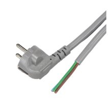 LED앤샵 전기코드선 접지케이블 전원코드선 전선코드 1.5SQX3C (3M) 220V 전기코드 파워코드 전원선 측면접지선 코드선 회색, 3개