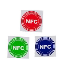 도난방지라벨 도난방지텍RFID 공급 자기 접착 NFC 전자 태그 NTAG213 고주파 칩 도난 방지 스티커, 한개옵션0