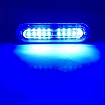 오토바이 견인 트레일러Led 자동차 경고 빛 10 SMD LED 경찰 비상 조명 오토바이 스트로브 트럭 깜박이 램, 03 Blue_01 1pcs, 03 Blue_01 1pcs