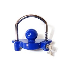 트레일러 카라반용품 장금장치 커플러락 도난방지, 레드