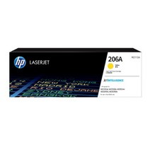 HP 정품토너 206A검정 파랑 노랑 빨강 (M255nw M255dw M282nw M283fdn M283fdw 레이저 프린터용), 1개, W2112A 노랑