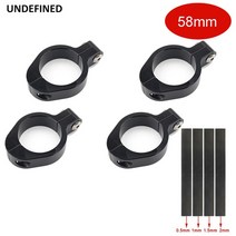 오토바이 헤드 라이트 브래킷 마운트 클램프 CNC 포크 튜브 홀더 지원 할리 카페 레이서 헬기 Bobber 자전, 01 fit 55-58mm