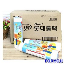 ForU216 롯데롤팩 500매12개 위생팩 롤백 위생백 위생롤백 비닐백, 상세페이지 참조