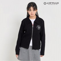 에어워크 주니어 주니어 데일리 골지 카라 집업