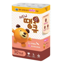 헬로 뉴땡큐 3겹 롤화장지 18m, 30롤, 1팩