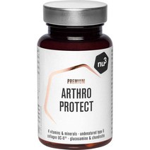독일직구 nu3 프리미엄 Arthro Protect 글루코사민 콘드로이틴 & 비타민 C가 함유 캡슐 콜라겐 UC-II 60캡슐 복합체, 수량, 상세참조