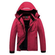 남성용 마운틴 방수 스키 재킷 방풍 레인 재킷 겨울용 따뜻한 스노우 코트 탈착식 후드 아미 그린. X-Large, Medium