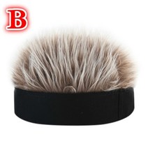 스냅백모자 힙합 스냅 야구 모자 fake hair wig sun cap for men and women funny cool hip hop cap short