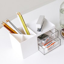 사무실 책상 꾸미기 필수템 서랍장 정리함 서랍 도장, 블루