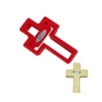 [모비딕컴퍼니] 과자반죽커터 돼지떡바만들기 크리스마스장식 수제쿠키만들기 쿠키모양틀, 잇★ 플라스틱 십자가 쿠키커터 과자만들기 모양틀 반죽틀, [좋아요]