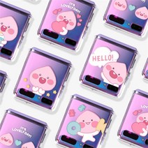앨리스도매 리틀 어피치 러블리데이 Z플립4 젤하드 케이스 (8992201), 별어피치